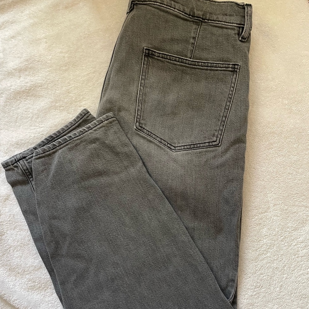 Uniqlo Men's Charcoal Straight Jeans.